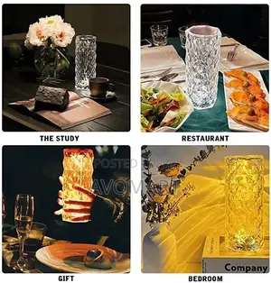 LED Crystal Diamond Table Lamp