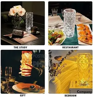 LED Crystal Diamond Table Lamp