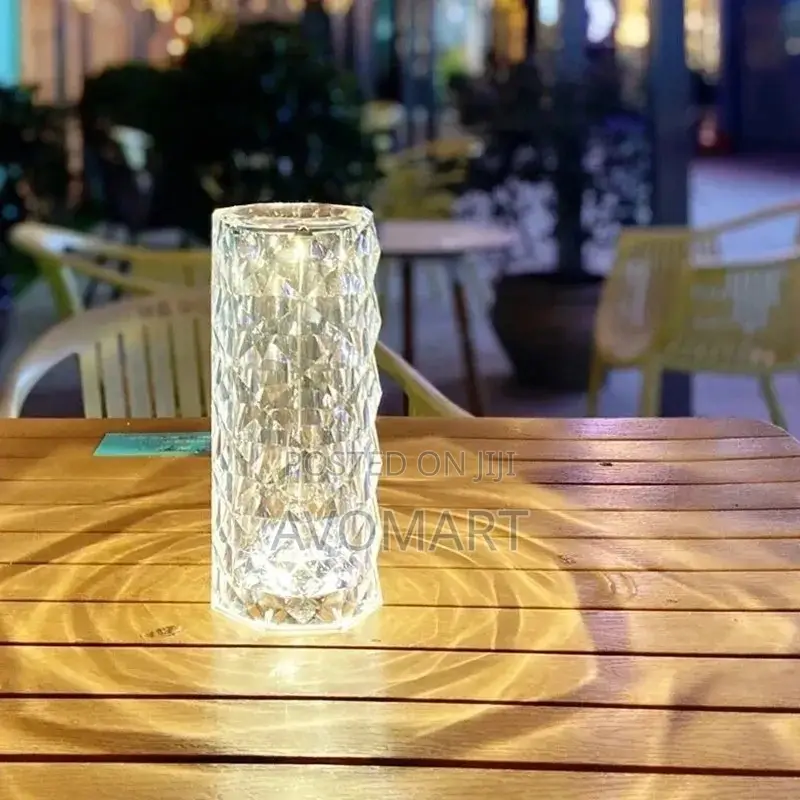 LED Crystal Diamond Table Lamp
