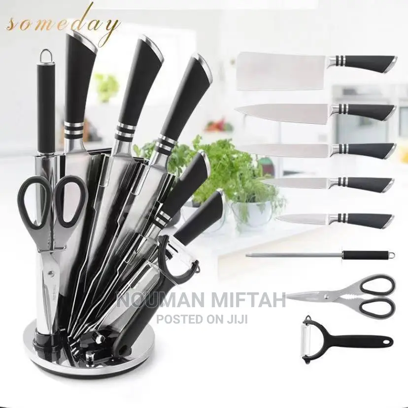 Stainless Steel Knife Set 9pcs