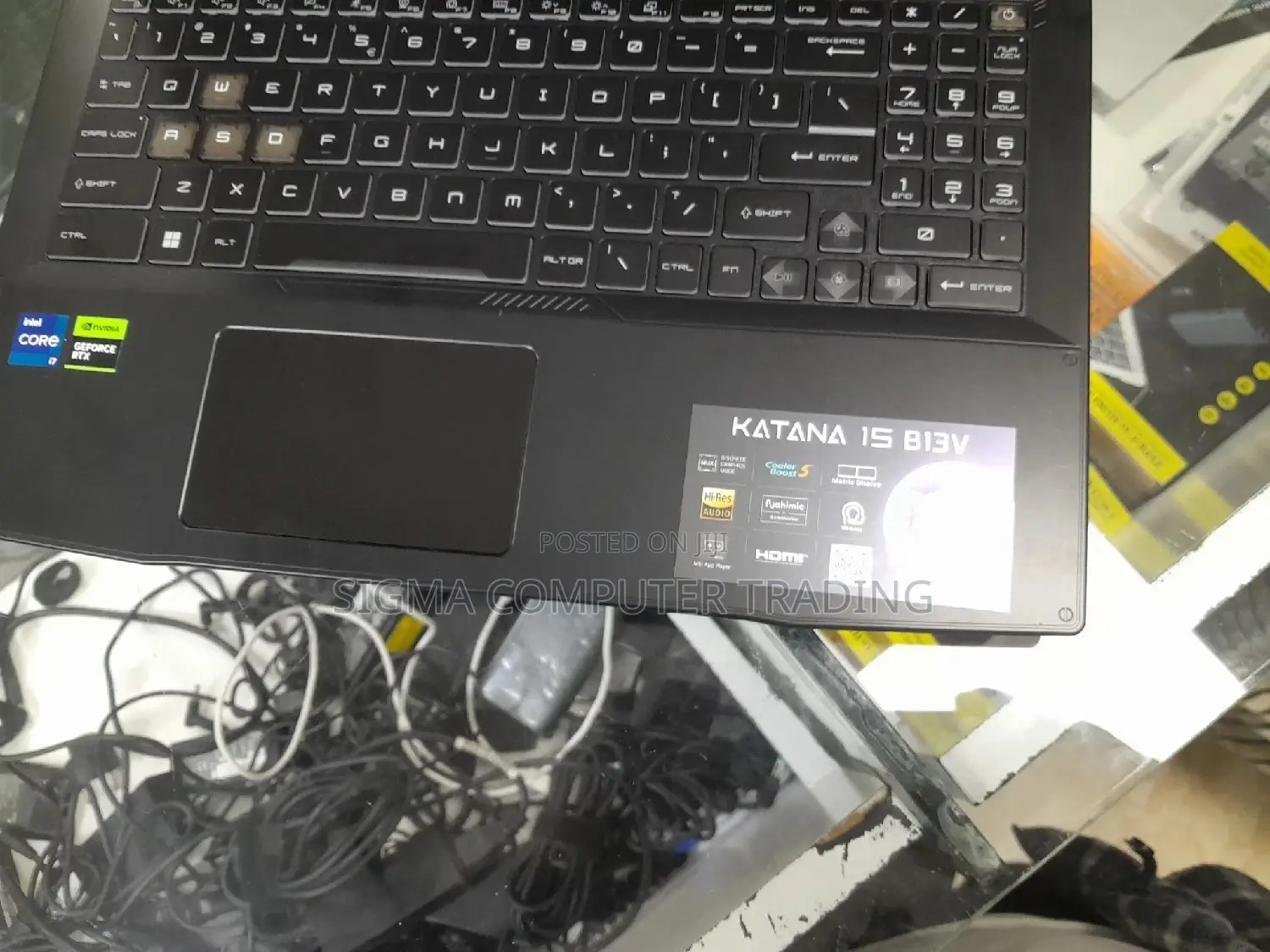 New Laptop MSI Katana GF66 16GB Intel Core I7 SSD 1T