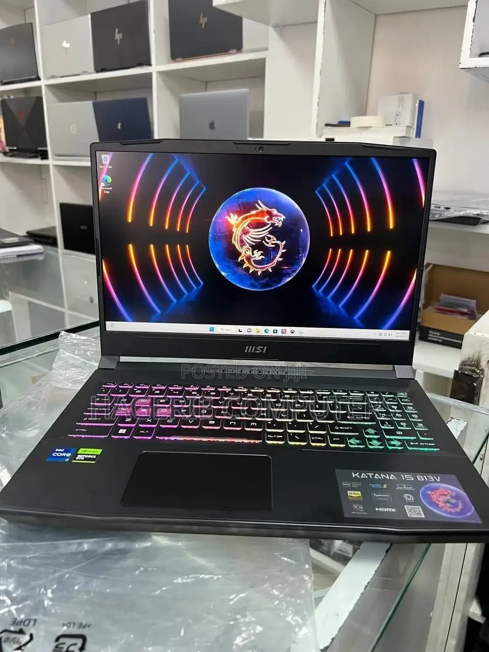 New Laptop MSI Katana GF66 16GB Intel Core I7 SSD 1T