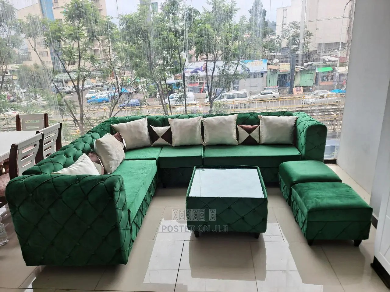 L Shaped Sofa With Table