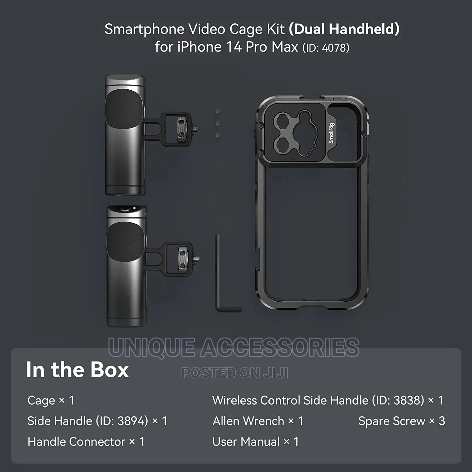 SMALLRIG Video Mount Kit for iPhone 14 Pro Max With Dual Wir