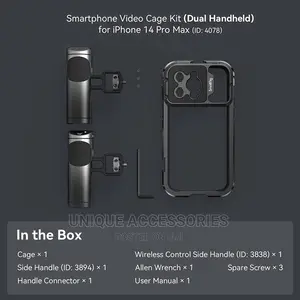 SMALLRIG Video Mount Kit for iPhone 14 Pro Max With Dual Wir