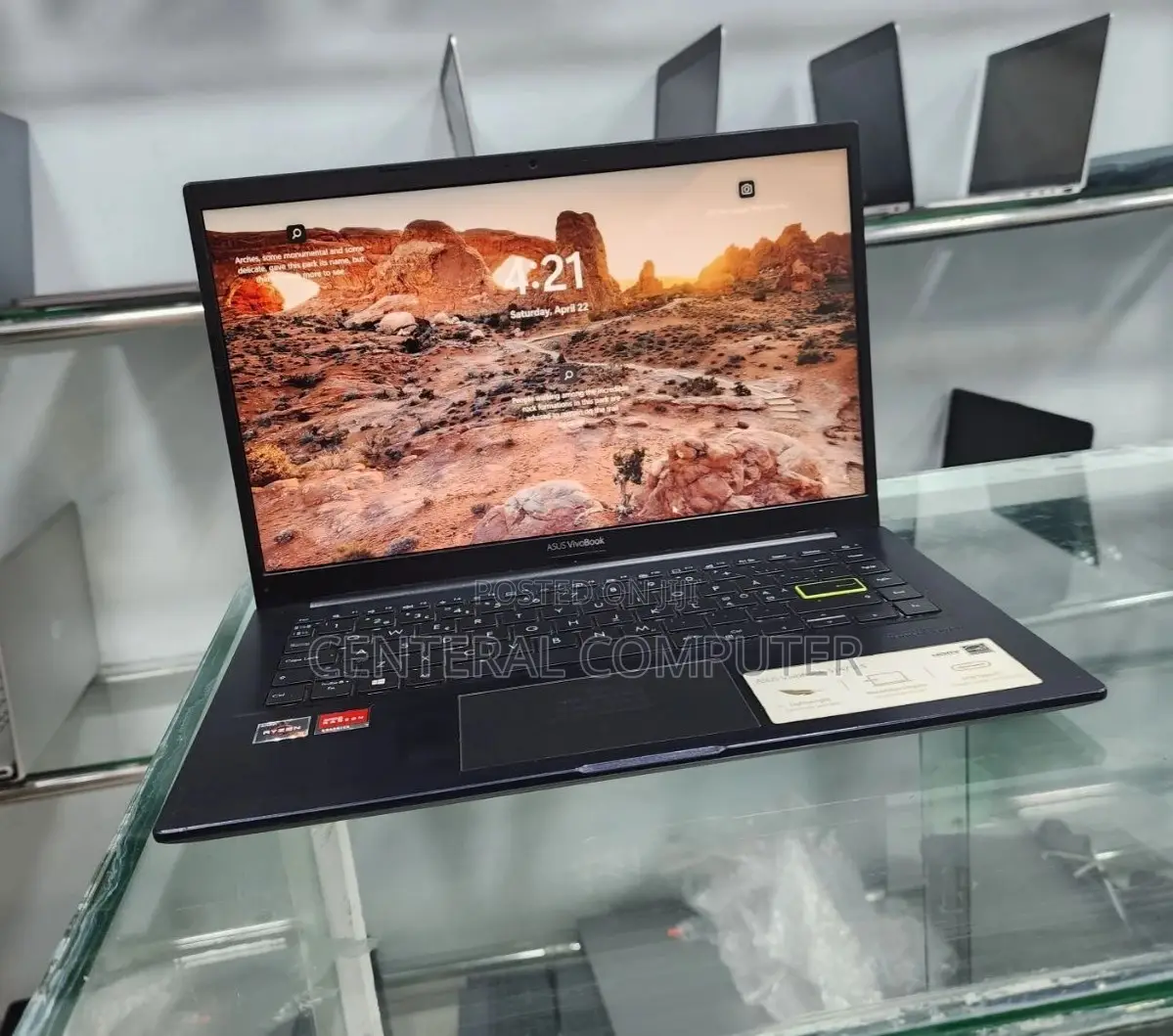 New Laptop Asus VivoBook 15 X505BA 8GB AMD Ryzen 3 SSD 256GB