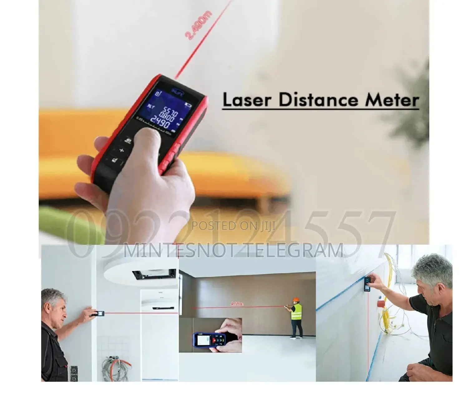 Laser Distance Meter 40m 60m 80m 100m