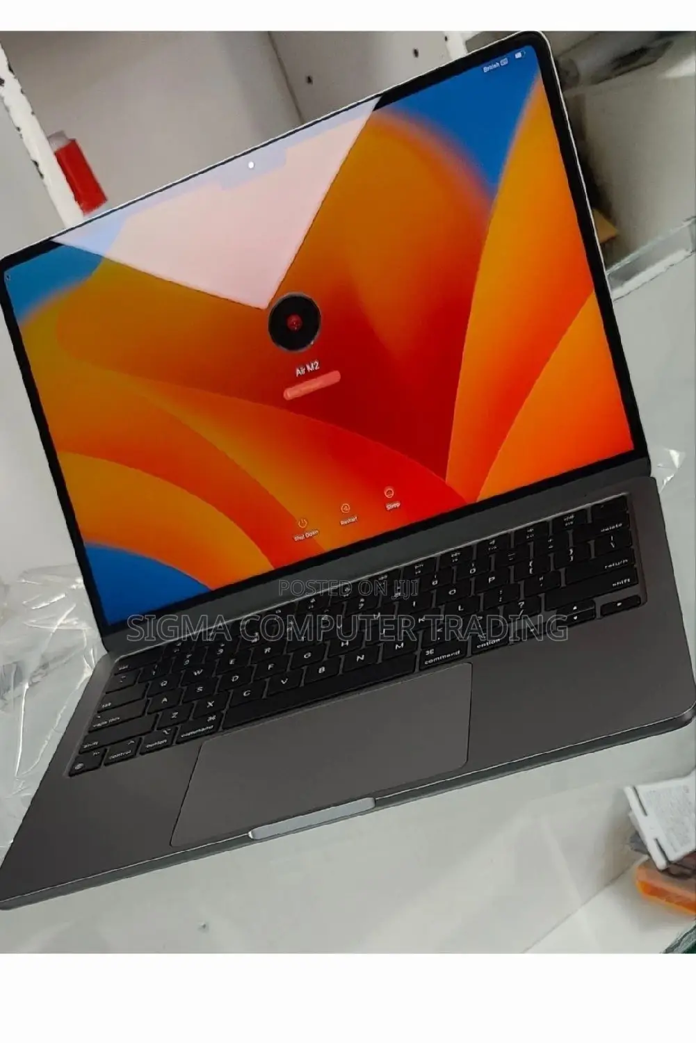 New Laptop Apple MacBook Air 2022 M2 8GB Apple M2 SSD 512GB