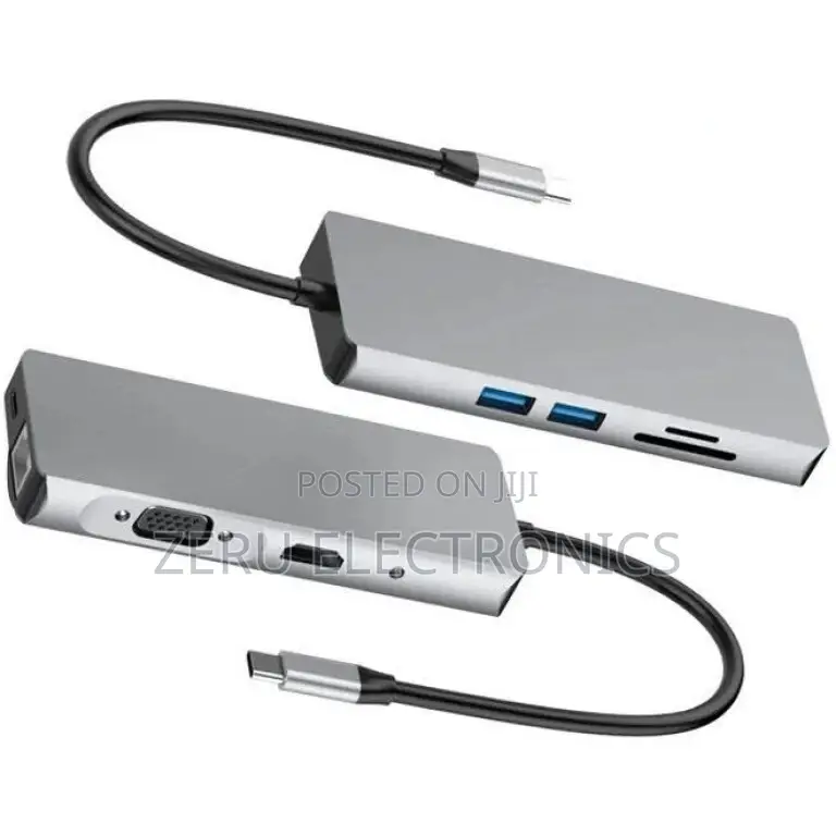 Type C to Hdmi 8 in 1 Adapter