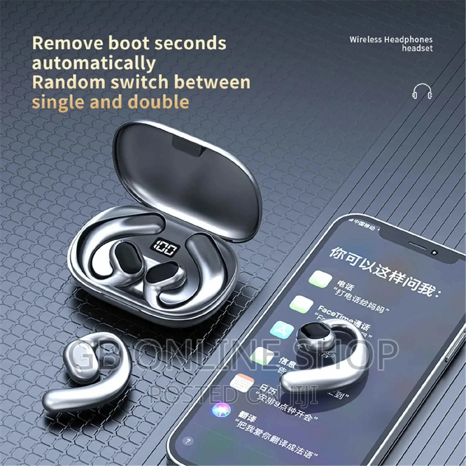 Bl35 Wireless Bluetooth V5.3 Headphones Earbuds