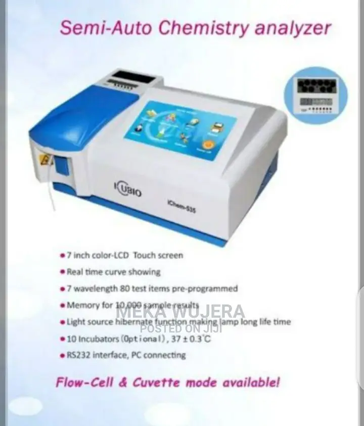 Semi Autometed Chemistry Analyzer