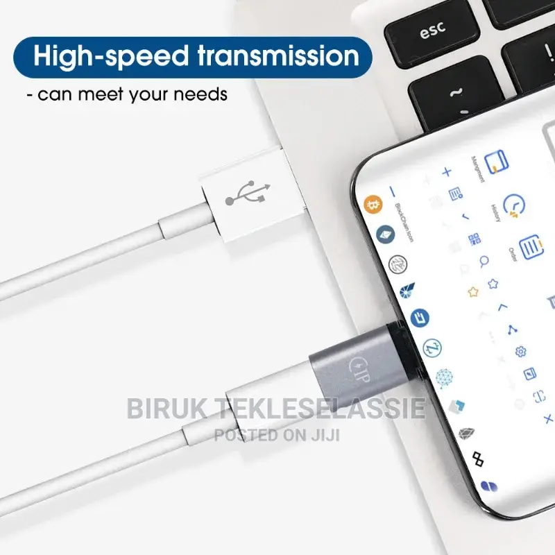 Lightning to Type C Converter Otg