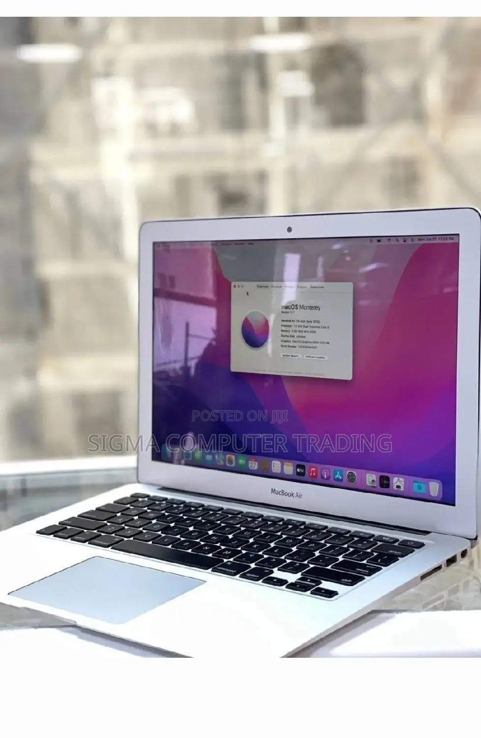 New Laptop Apple MacBook Air 2017 8GB Intel Core I5 SSD 256GB