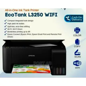 EPSON (L3250) Printer, Scanner Wirelessly ኢፕሰን ፕሪንተር ገመድአልባ