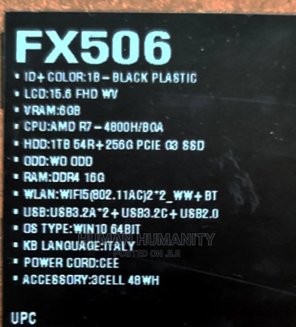 New Laptop Asus TUF Dash F15 16GB AMD Ryzen 7 SSD 512GB