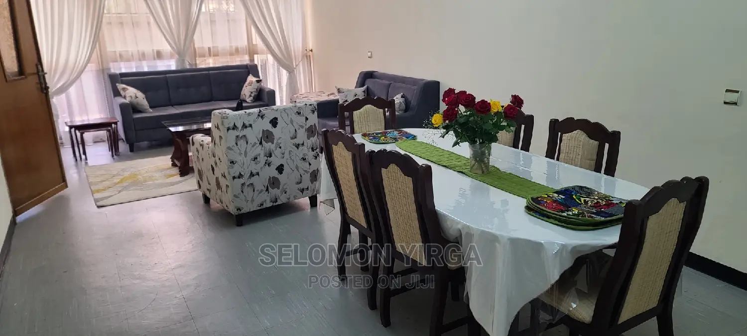 Furnished 4bdrm House in አድስ አበባ, Bole for Rent