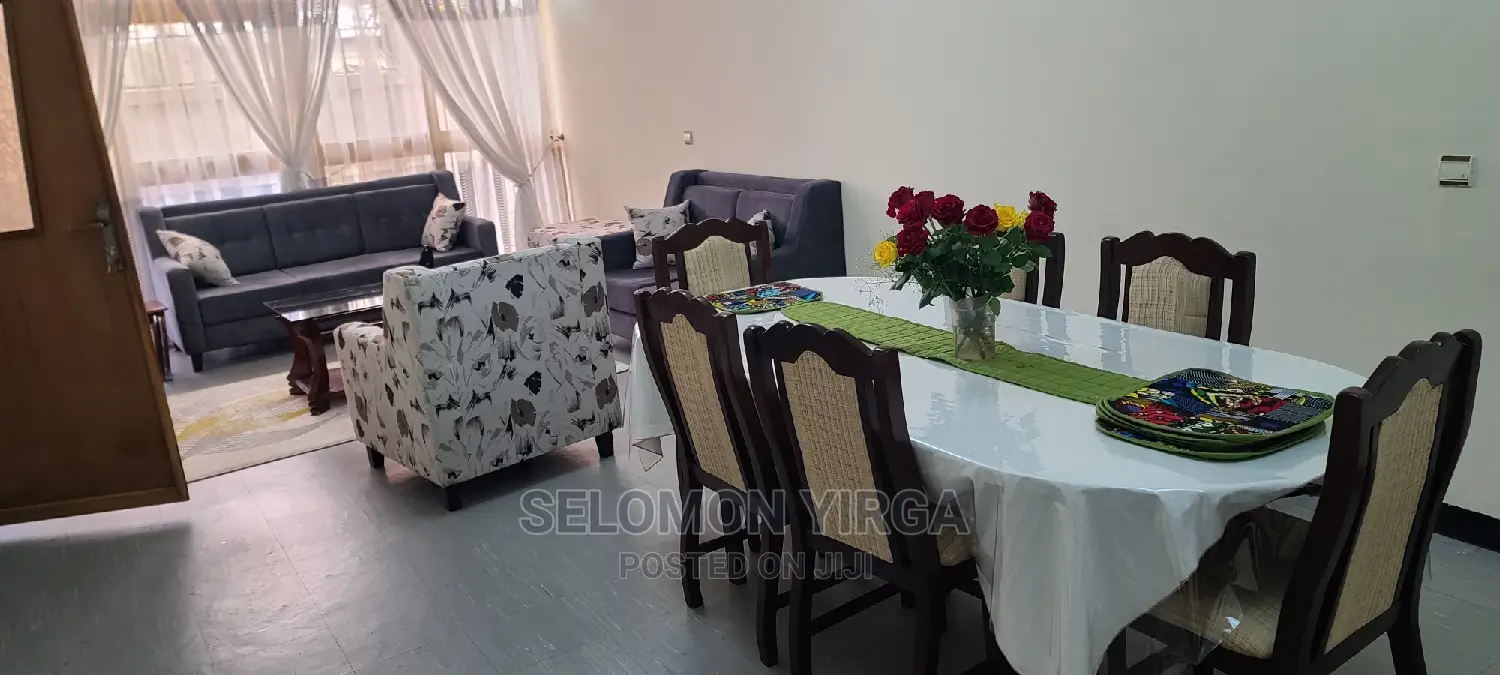 Furnished 4bdrm House in አድስ አበባ, Bole for Rent