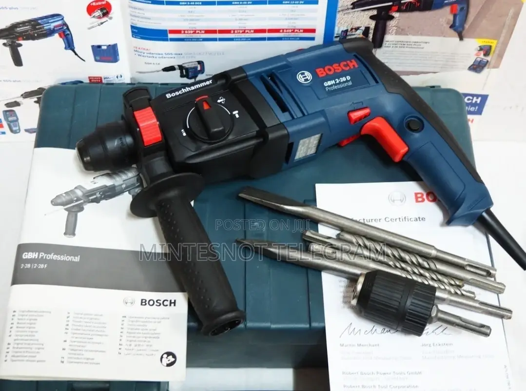 Hammer Drill 2 Makita 3 Bosch