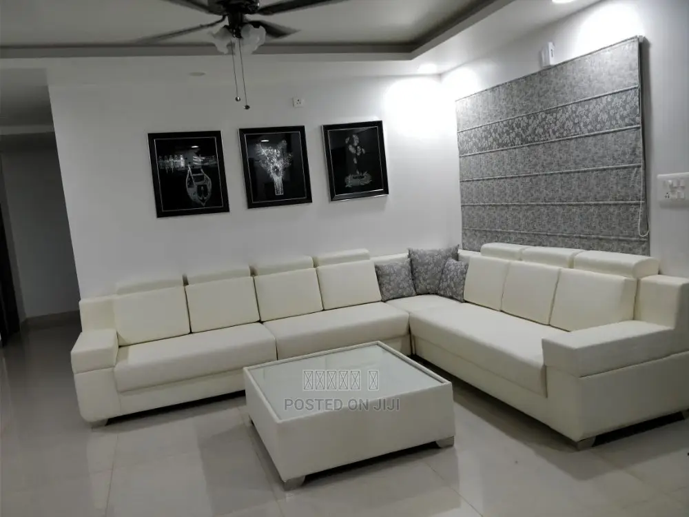 L Shaped Sofa With Table