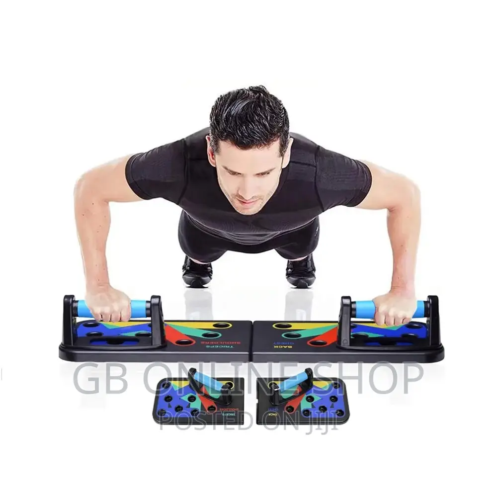 ተጣጣፊ ፑሽ አፕ መሳሪያ Foldable Push Up Board