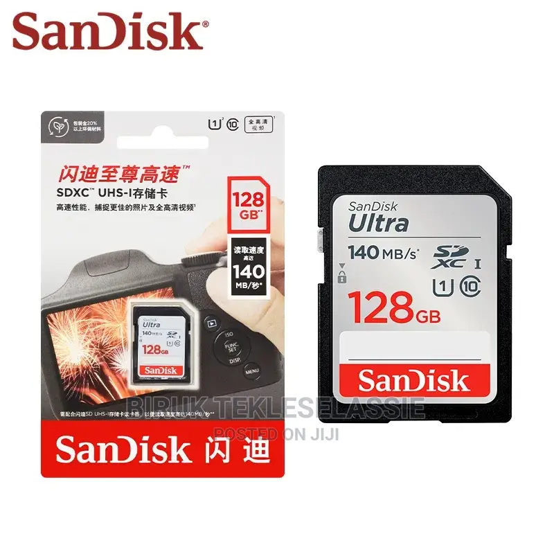 Memory Card for Camera 32,64,128 and 256 Gb