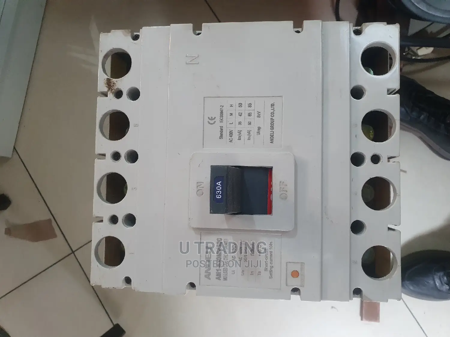 Circuit Breaker 630A 4 Pole