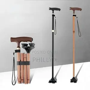 Walking Stick With LED Flashlight.