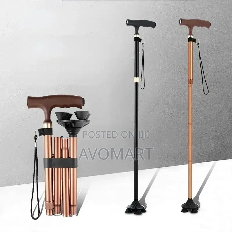 Walking Stick With LED Flashlight.