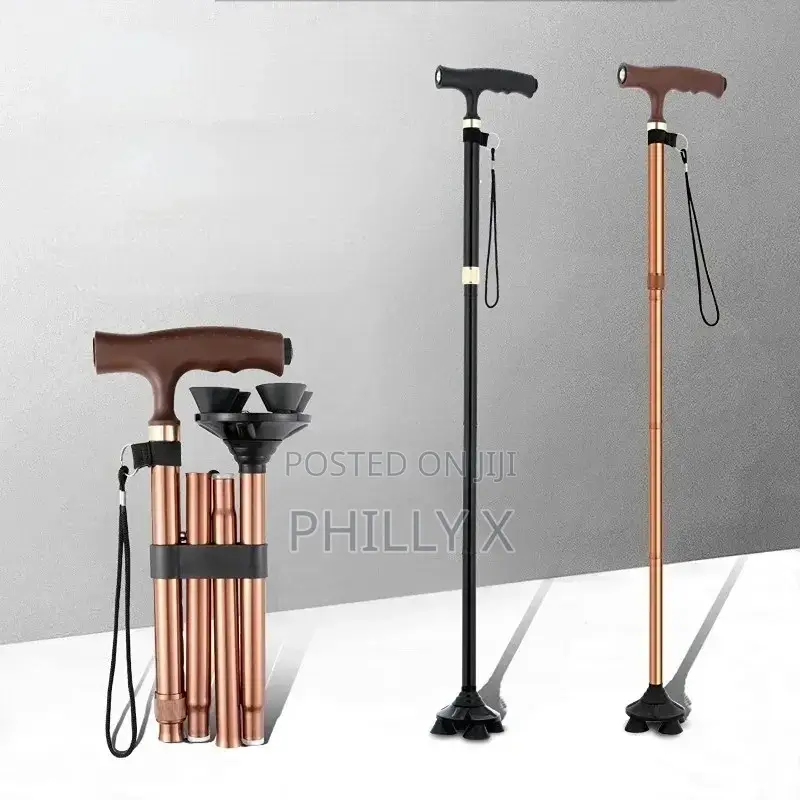 Walking Stick With LED Flashlight.