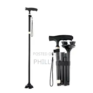 Walking Stick With LED Flashlight.