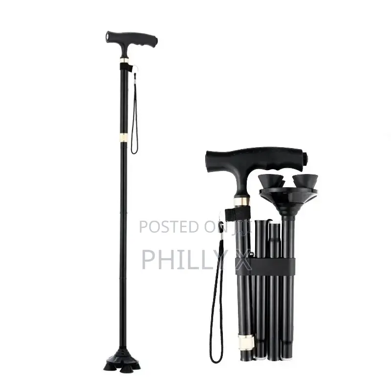 Walking Stick With LED Flashlight.