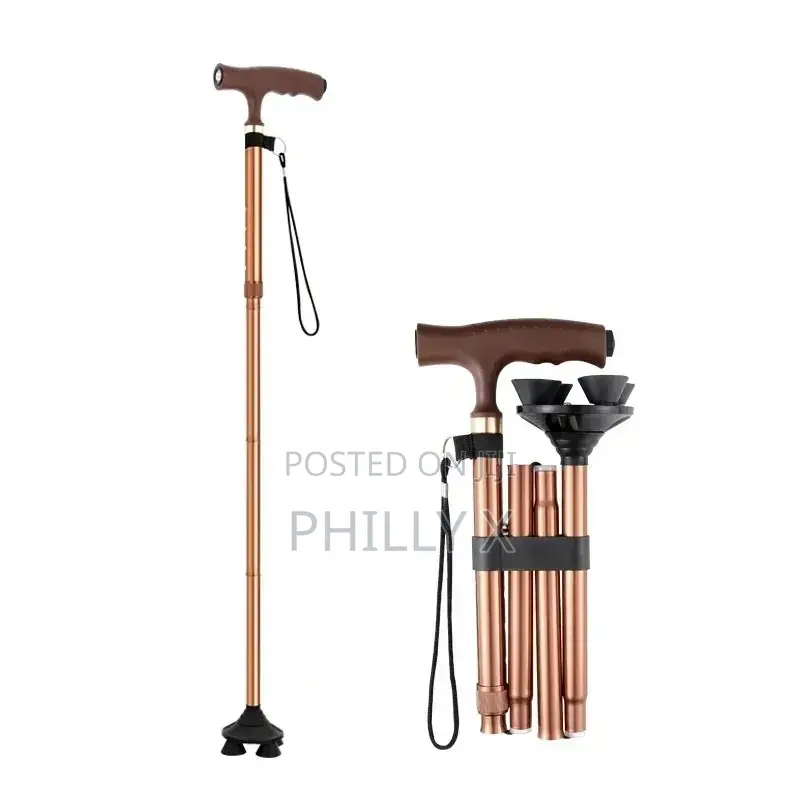 Walking Stick With LED Flashlight.