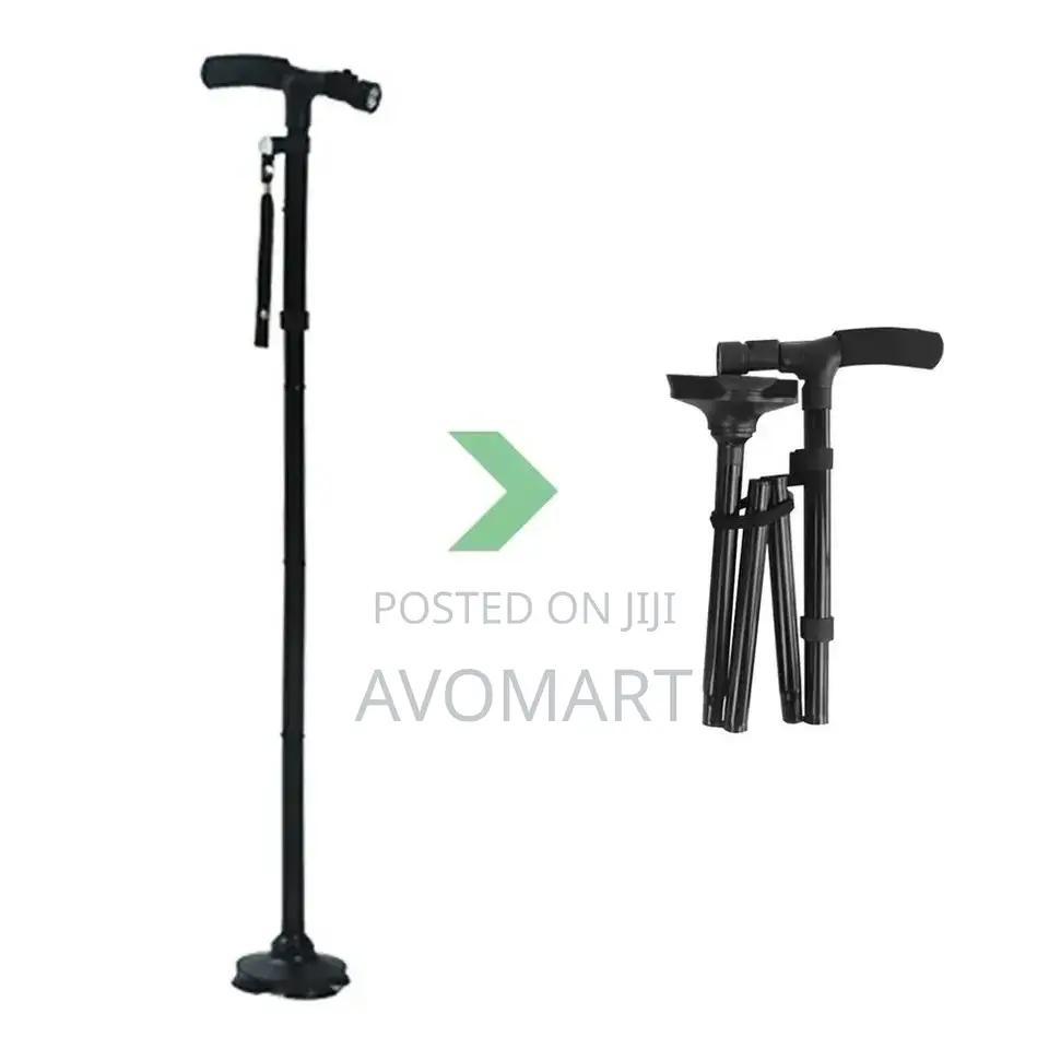 Walking Stick With LED Flashlight.