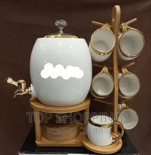 Photo - 16pc Juice Dispenser With Bamboo Stand
የሸክላ ሲኒ ከነ መቅጃዉ