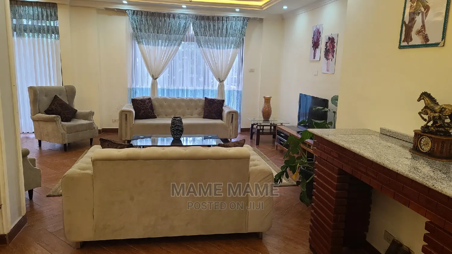 Furnished 8bdrm House in Addis Abeba, Bole for Rent