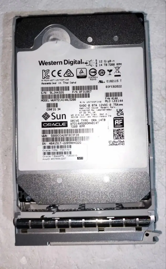 14tb Hard Disc Sas Server Hard Disc New Packed