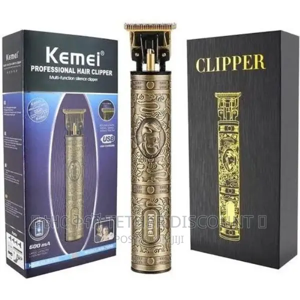 Kemei Electric Trimmer Packed ኦርጂናል የጸጉር ቅርጽ ማውጫ ማሰተካክያ ማሽን