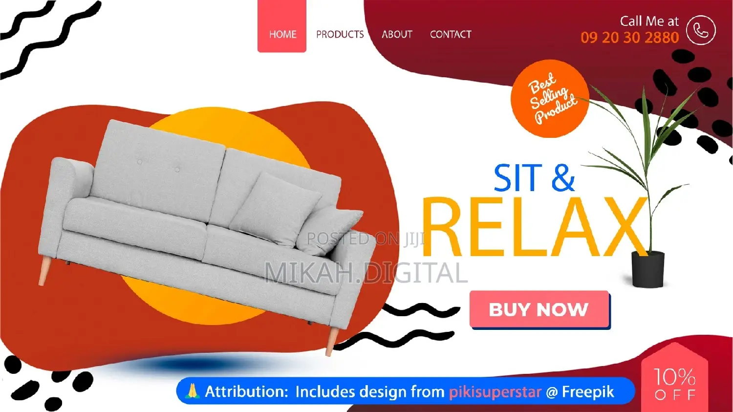 Furniture Online Shopping Website Design for Fair Price.