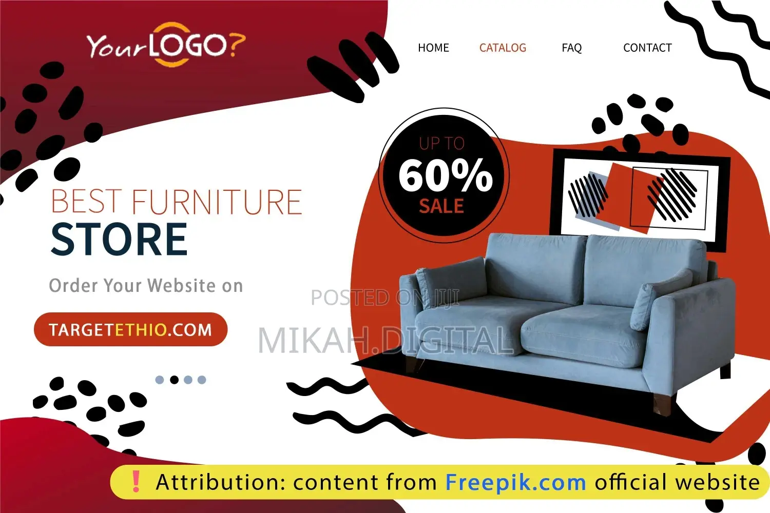 Furniture Online Shopping Website Design for Fair Price.