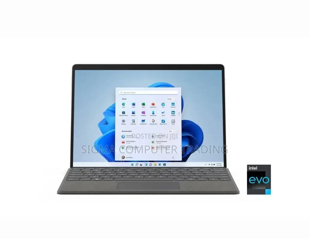 New Laptop Microsoft Surface Pro 8 16GB Intel Core I5 SSD 256GB