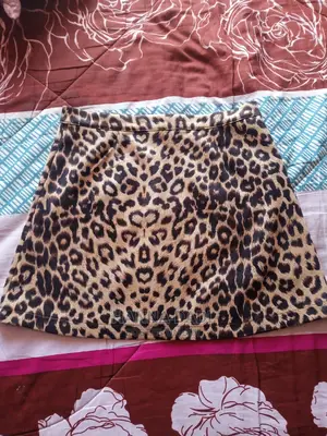 Photo - Zara Leopard Print Mini Skirt