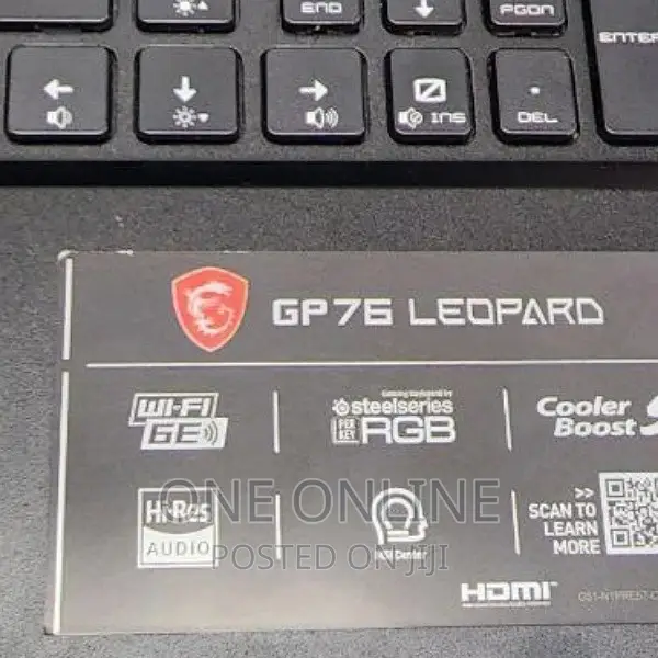 New Laptop MSI GP75 Leopard 16GB Intel Core I7 SSD 1T