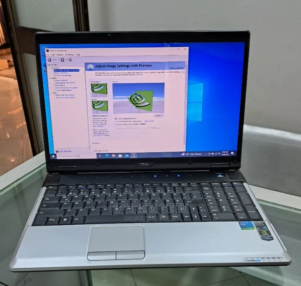 New Laptop MSI CR400 4GB AMD SSD 256GB