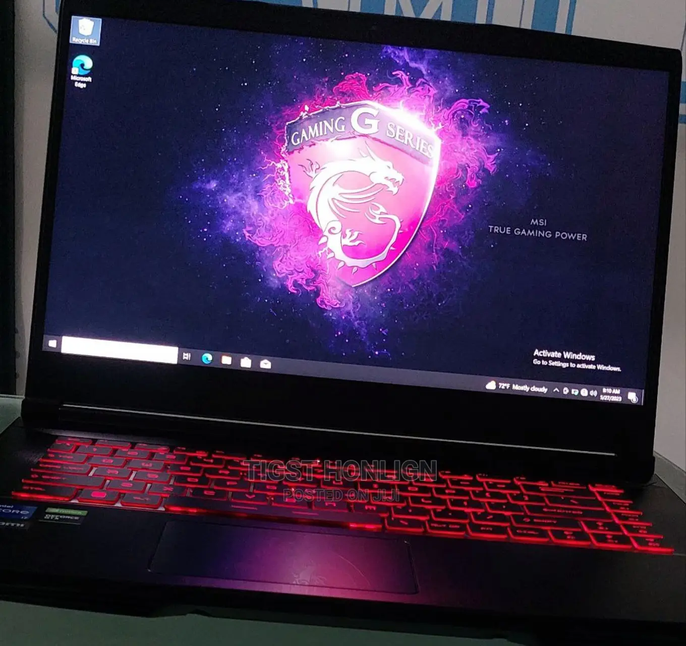 New Laptop MSI MSI Sword 15 16GB Intel Core I7 SSD 512GB