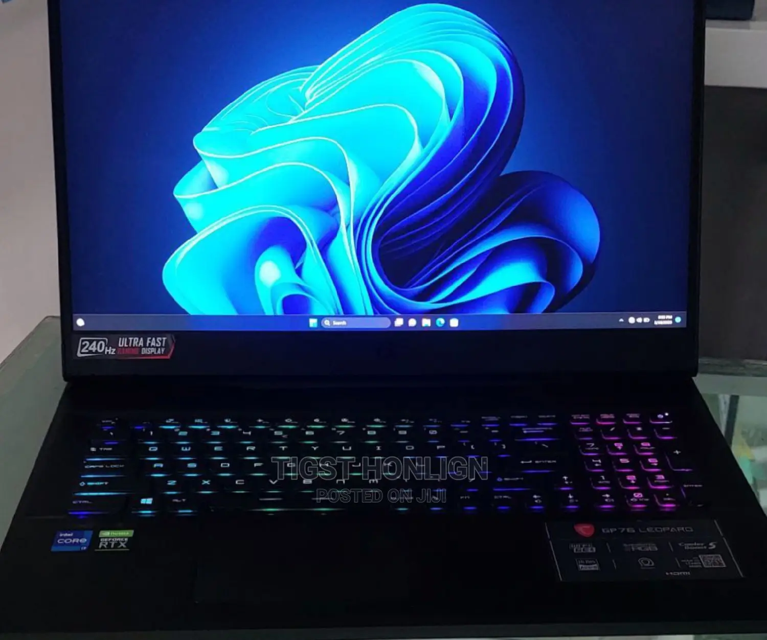 New Laptop MSI GP75 Leopard 16GB Intel Core I7 SSD 1T