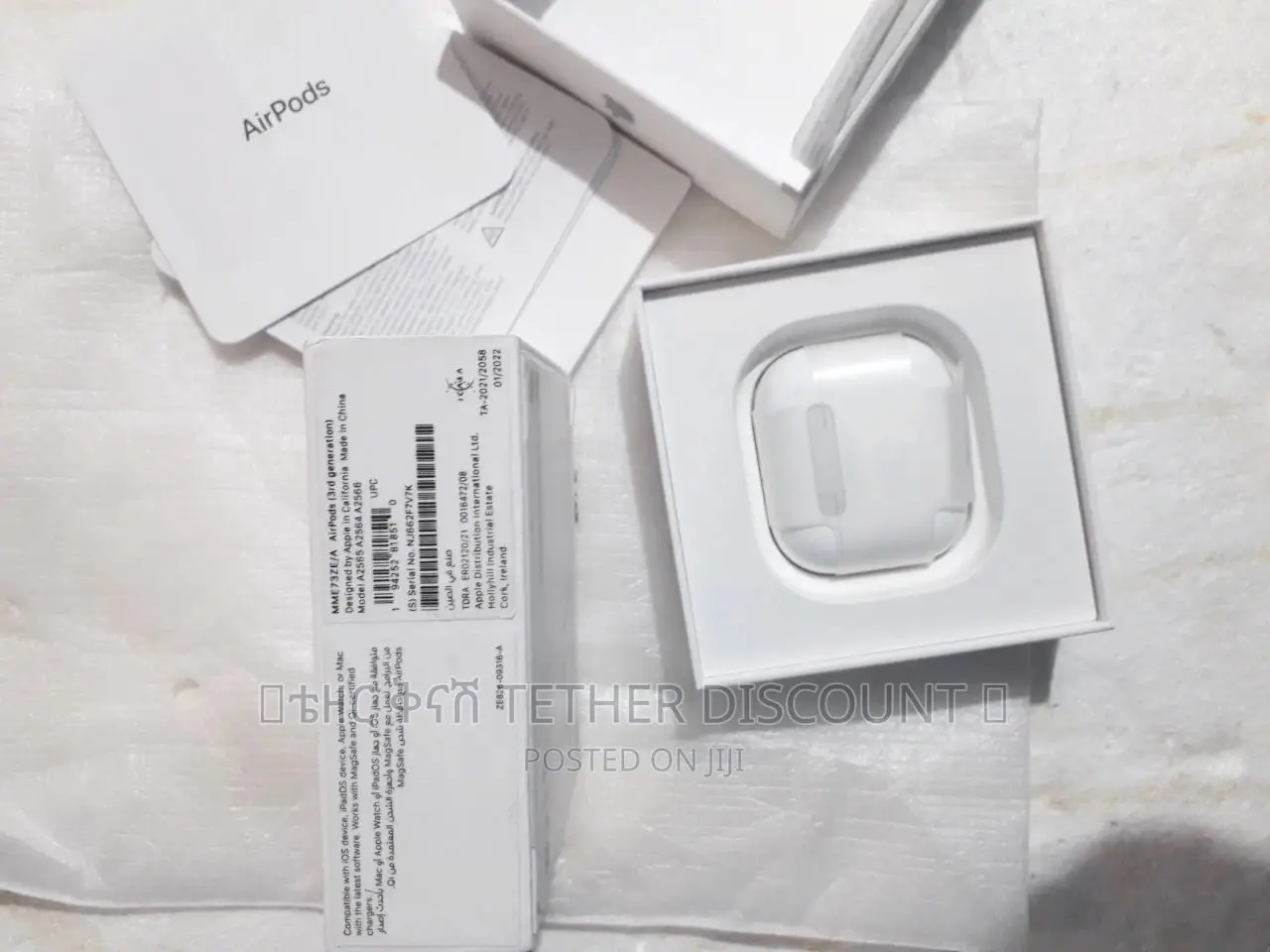 New የታሸገ ኦሪጂናል የ Apple Airpods (3rd Generation) ORIGINAL