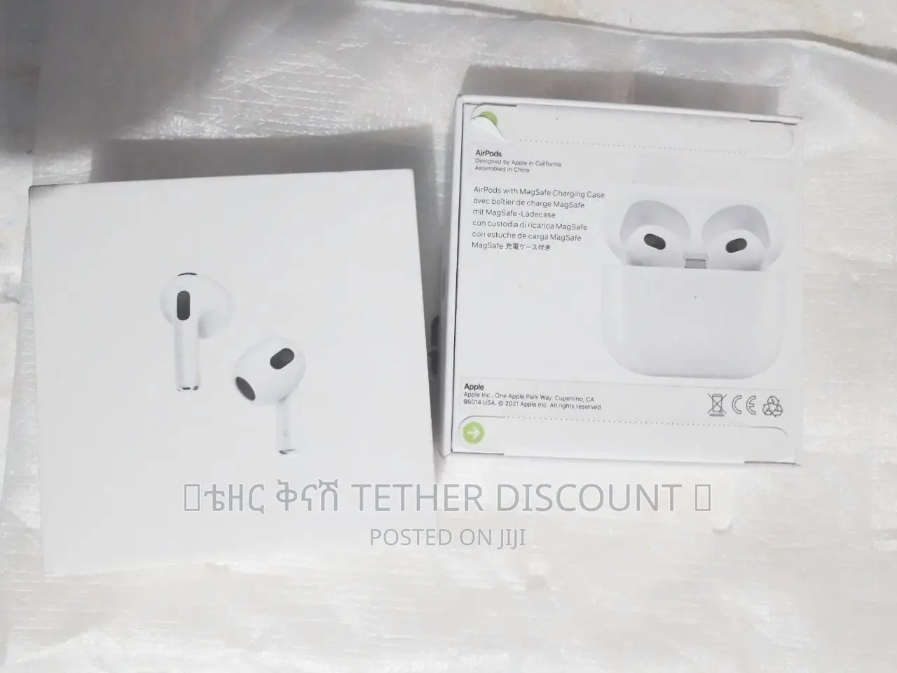 New የታሸገ ኦሪጂናል የ Apple Airpods (3rd Generation) ORIGINAL
