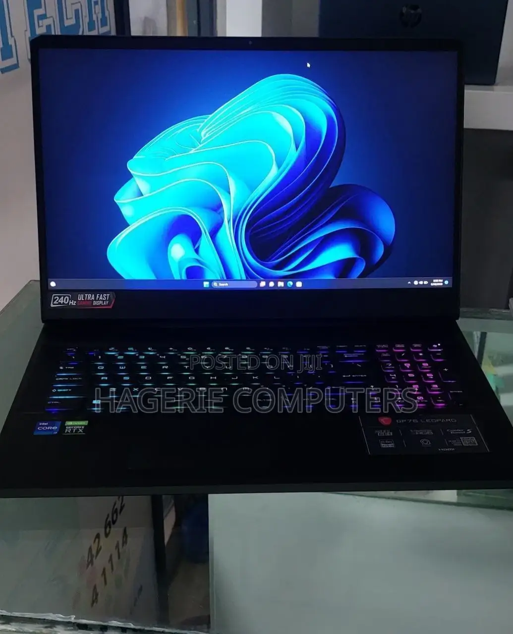 New Laptop MSI GP66 LEOPARD 10UG 16GB Intel Core I7 SSD 1T