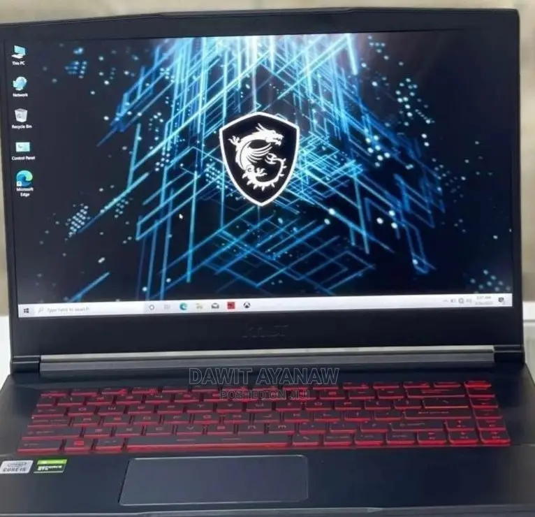 New Laptop MSI GF63 8GB Intel Core I5 SSD 256GB