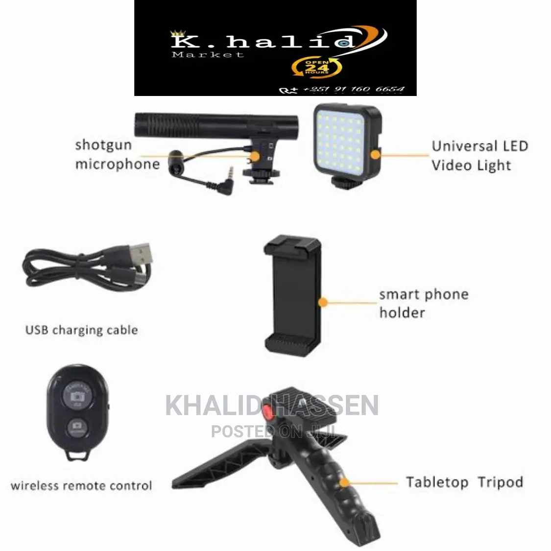 LED Fill Light Mini Tripod